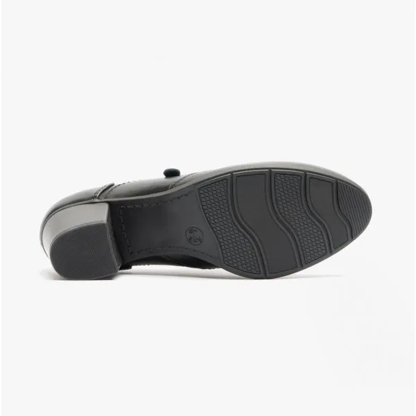 24461-29-001 Ladies Leather Shoes Black