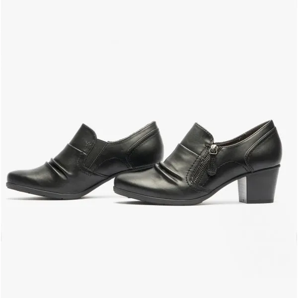 24461-29-001 Ladies Leather Shoes Black