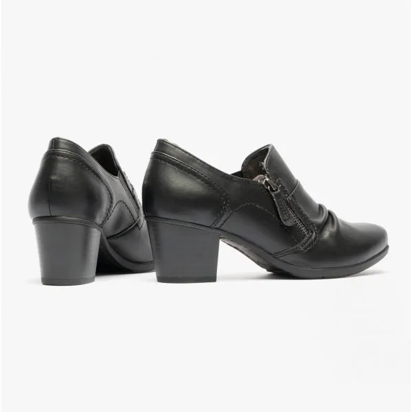 24461-29-001 Ladies Leather Shoes Black