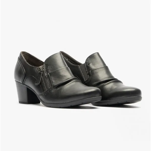 24461-29-001 Ladies Leather Shoes Black