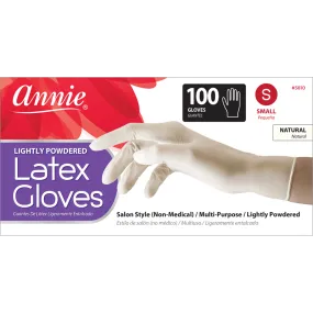 Annie Lightly Powdered Latex Gloves 100/box Small #3810