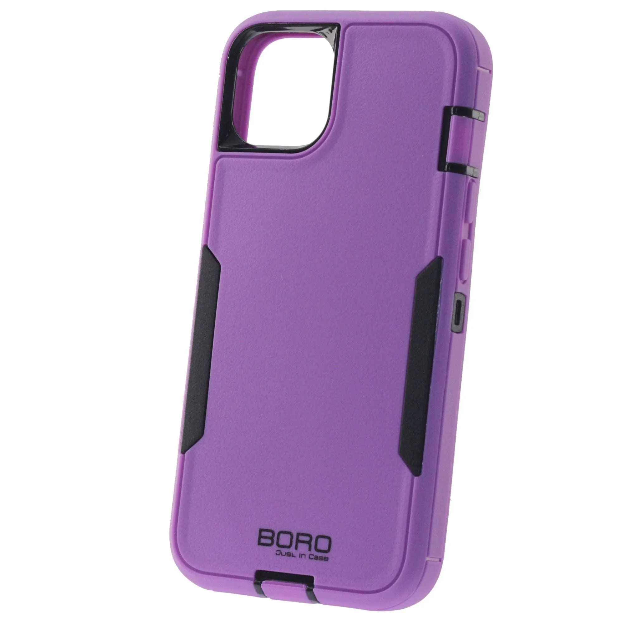Apple iPhone 13 Mini Case, (BORO)  Back Armor Case, Color Purple