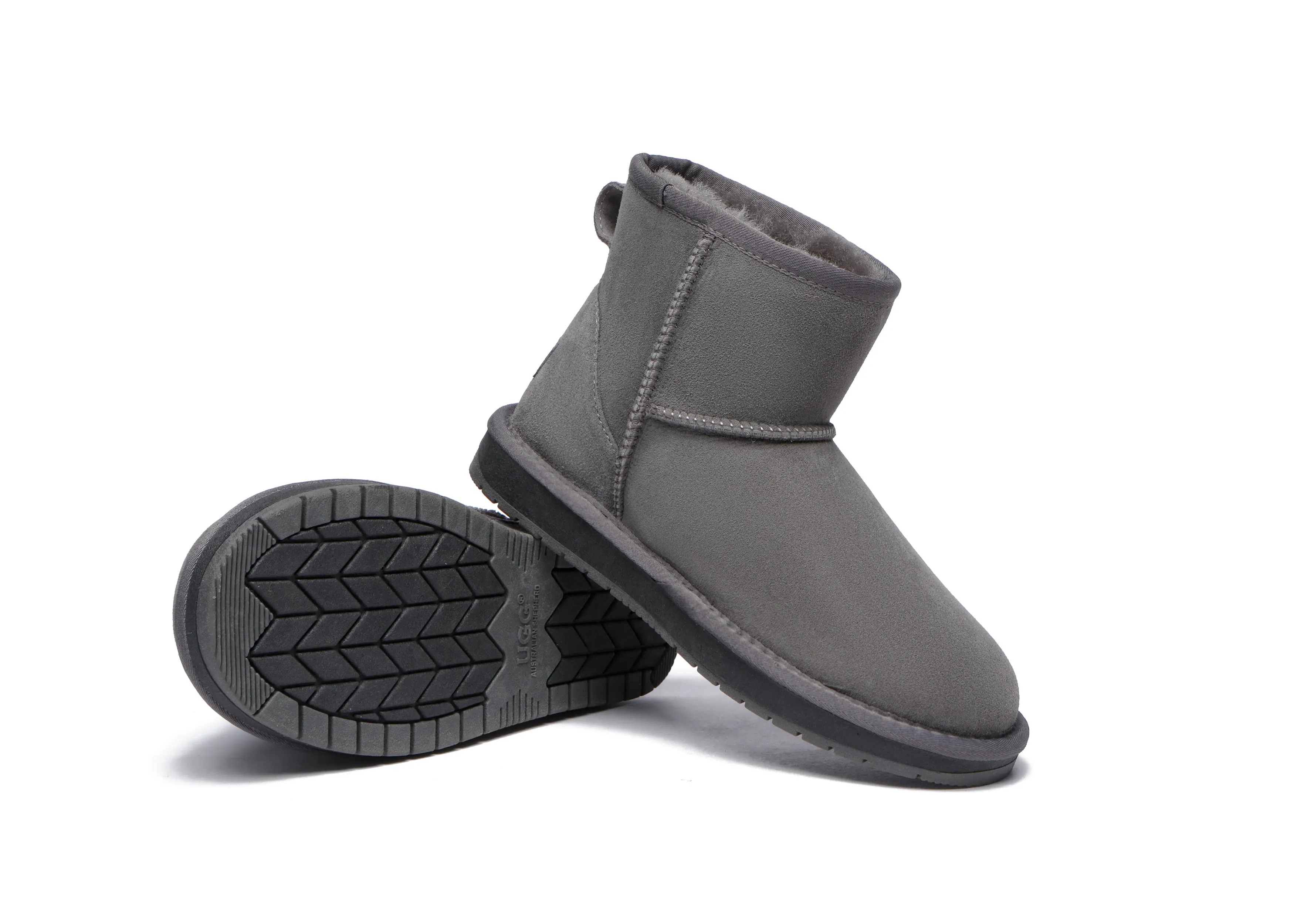 AUSTRALIAN SHEPHERD® UGG Boots Double Faced Sheepskin Wool Ankle Mini Classic