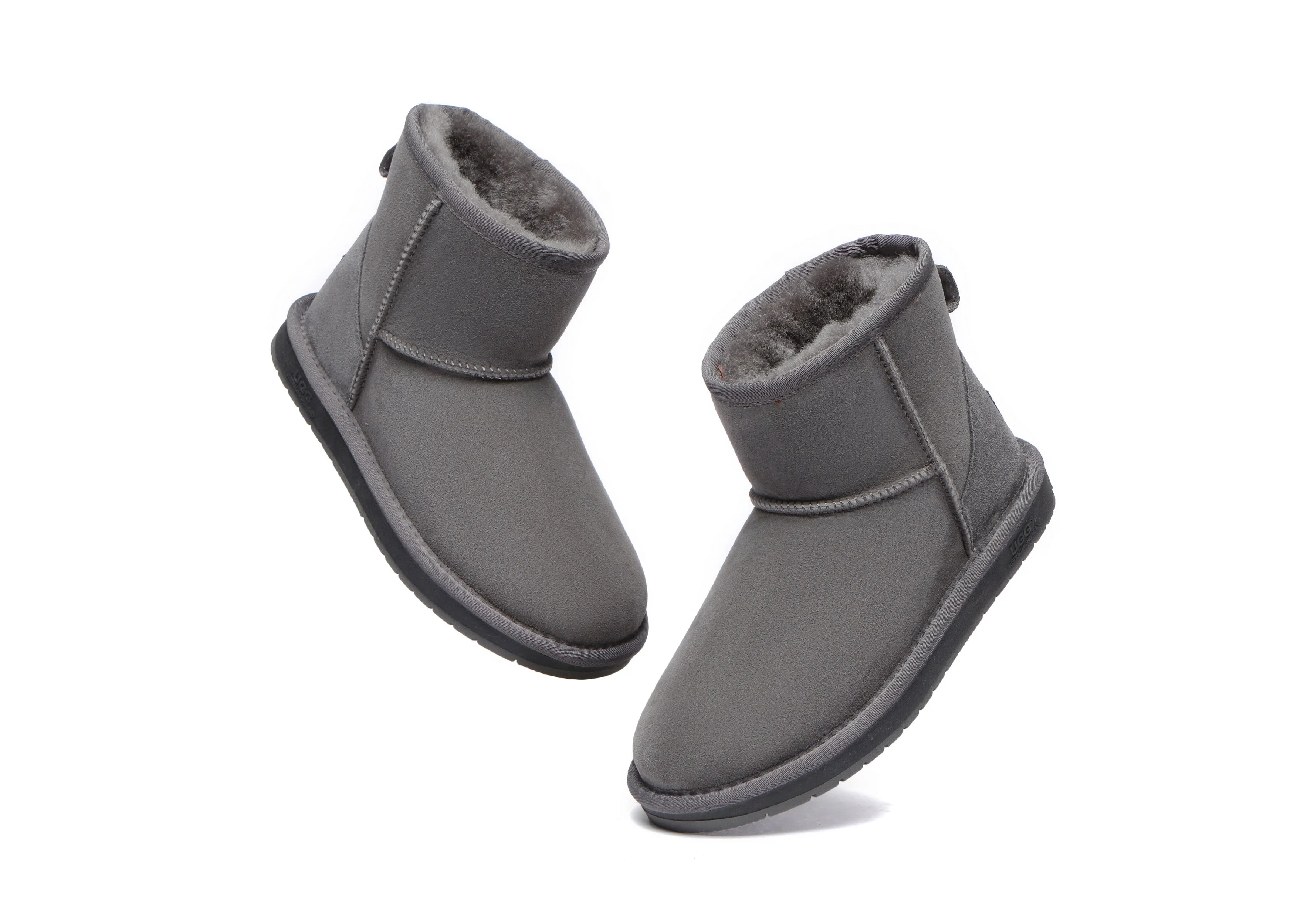 AUSTRALIAN SHEPHERD® UGG Boots Double Faced Sheepskin Wool Ankle Mini Classic