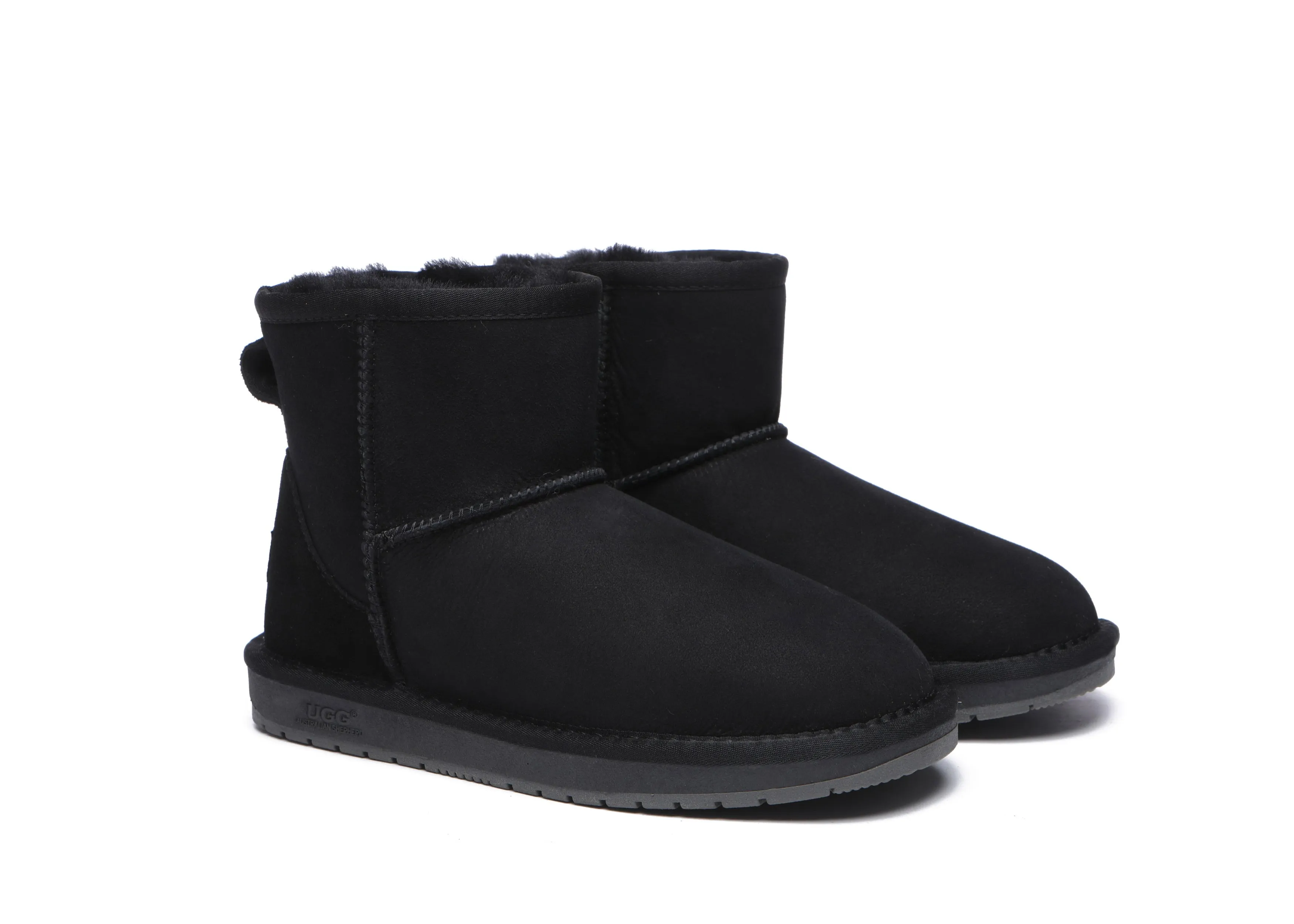 AUSTRALIAN SHEPHERD® UGG Boots Double Faced Sheepskin Wool Ankle Mini Classic