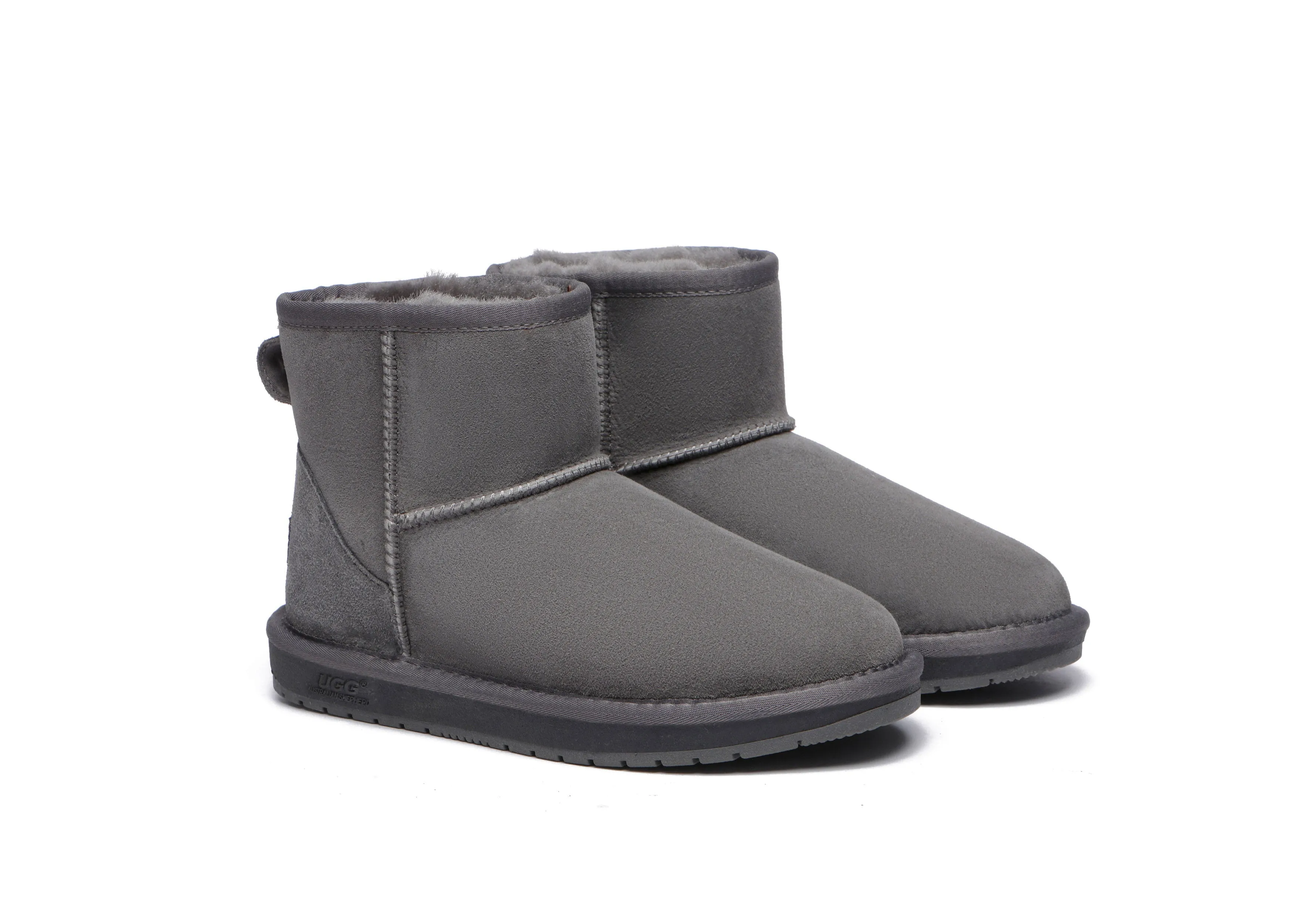 AUSTRALIAN SHEPHERD® UGG Boots Double Faced Sheepskin Wool Ankle Mini Classic