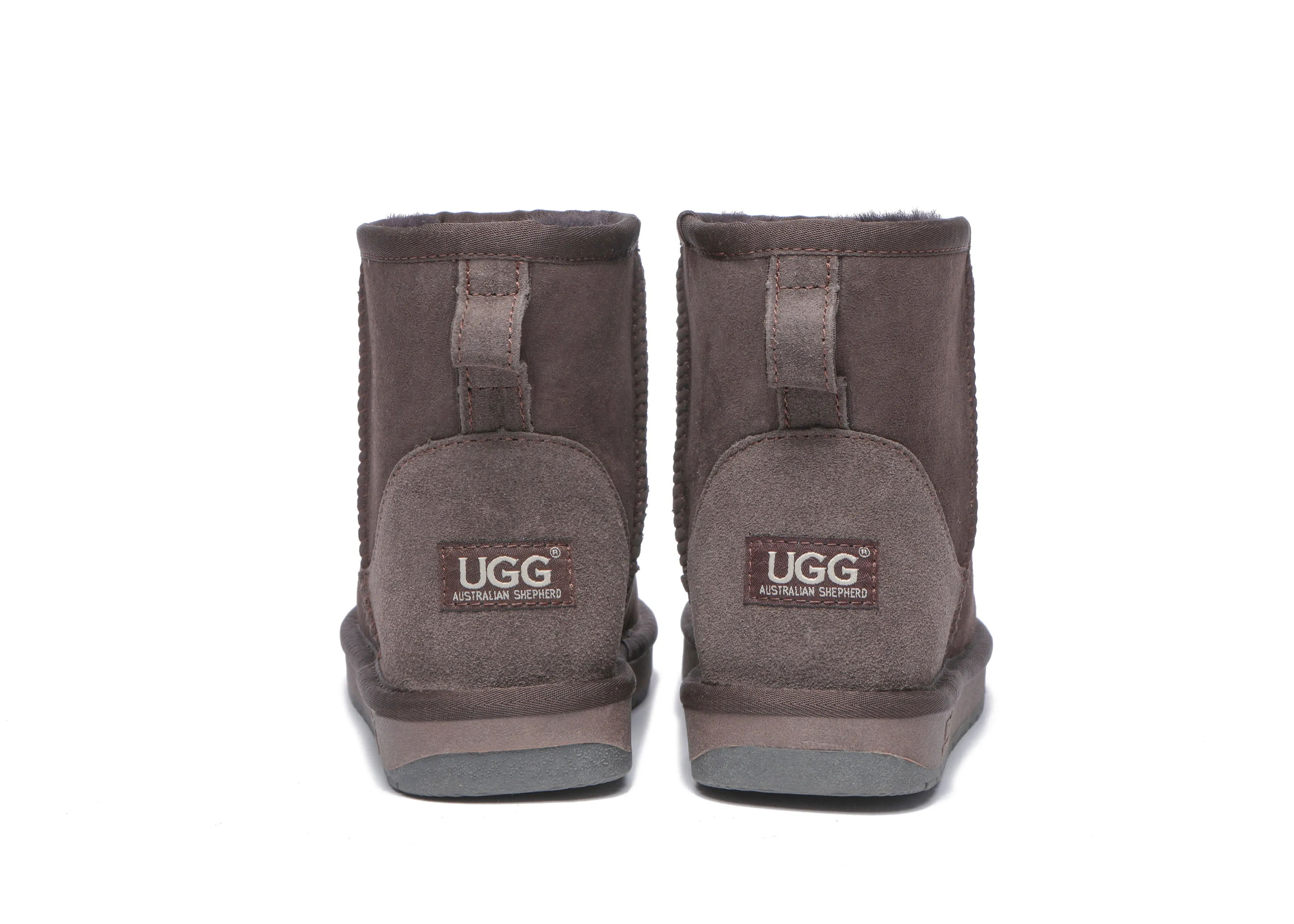 AUSTRALIAN SHEPHERD® UGG Boots Double Faced Sheepskin Wool Ankle Mini Classic