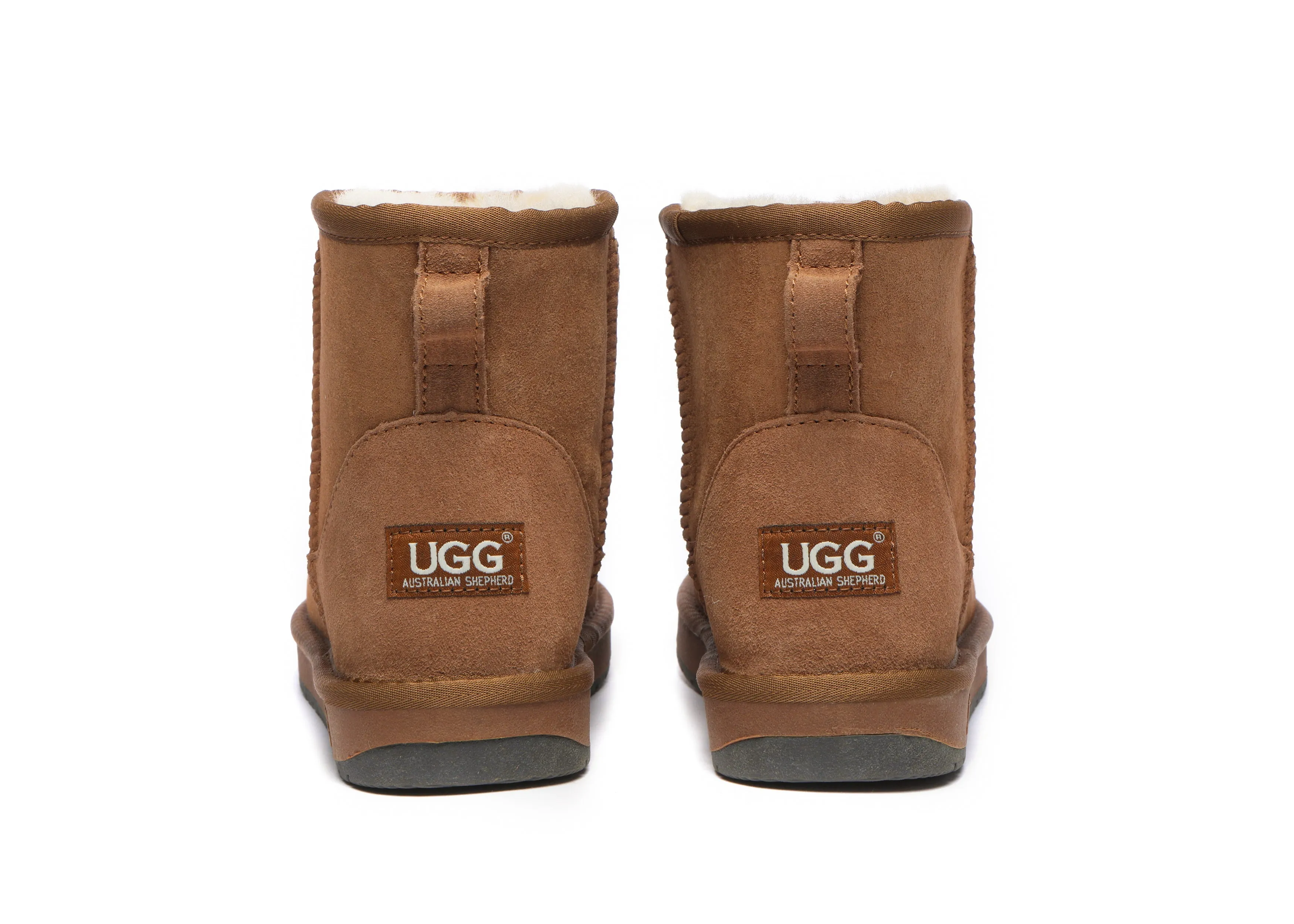 AUSTRALIAN SHEPHERD® UGG Boots Double Faced Sheepskin Wool Ankle Mini Classic