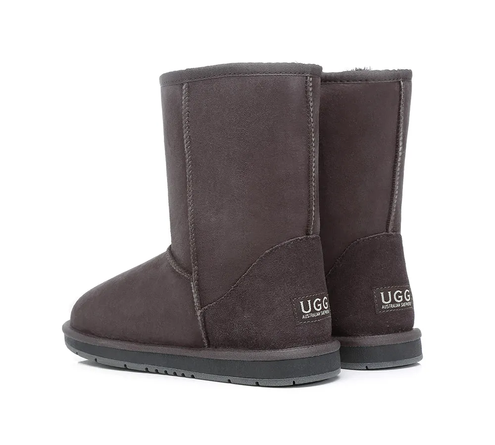 AUSTRALIAN SHEPHERD® UGG Kids Sheepskin Wool Boots Short Classic