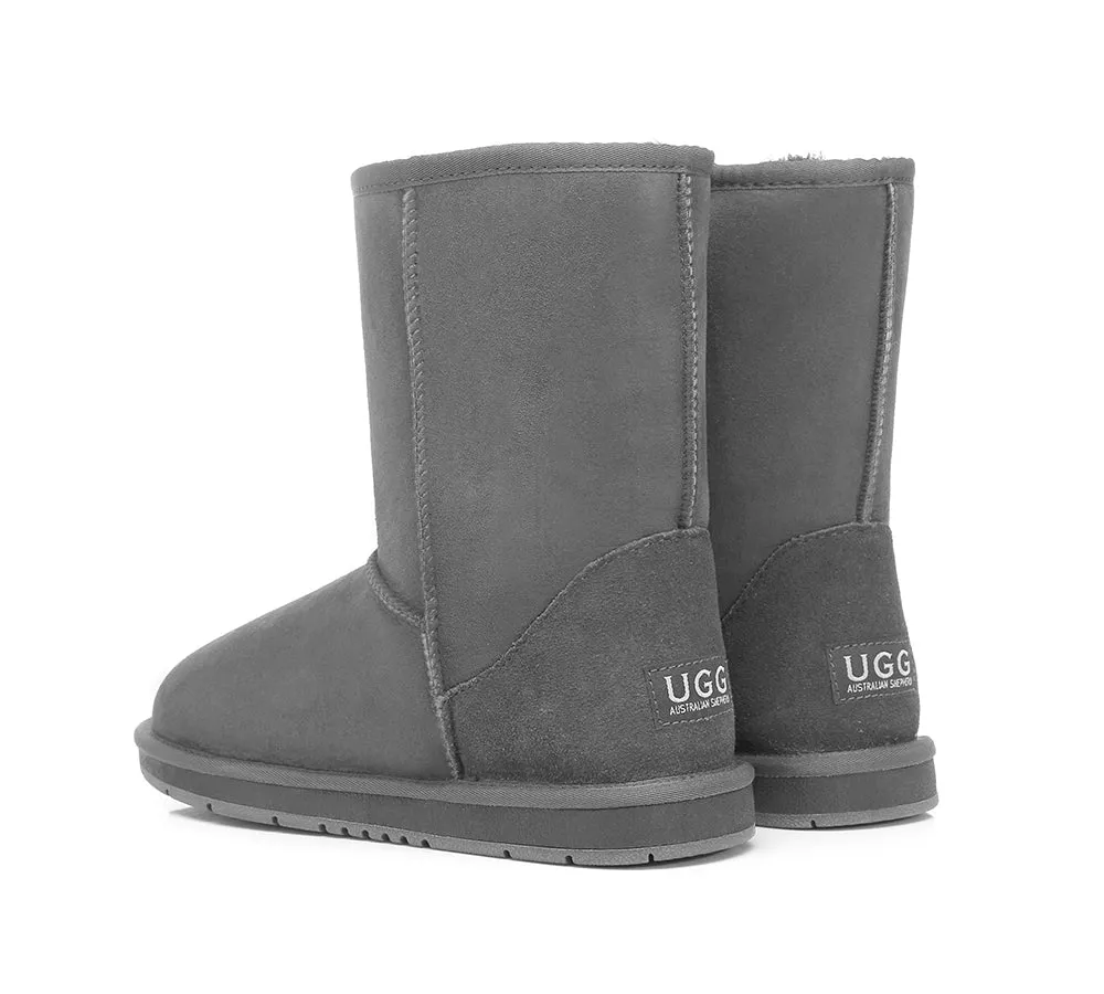 AUSTRALIAN SHEPHERD® UGG Kids Sheepskin Wool Boots Short Classic
