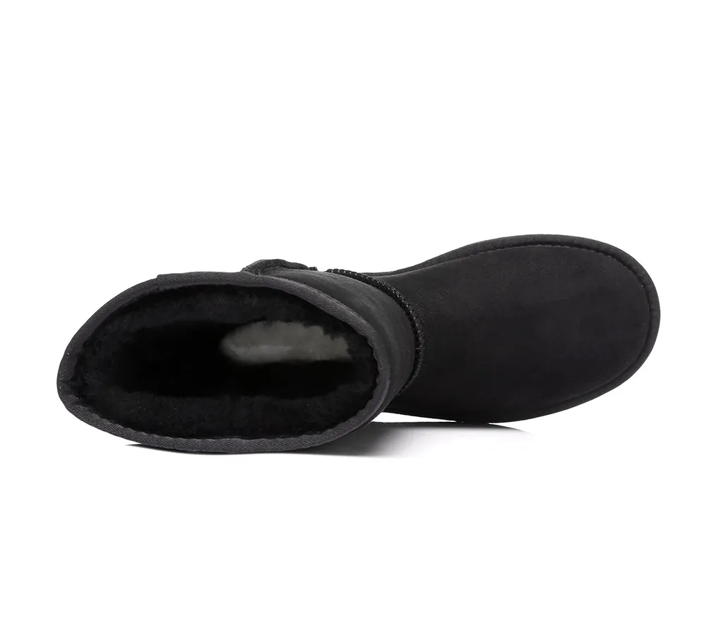 AUSTRALIAN SHEPHERD® UGG Kids Sheepskin Wool Boots Short Classic