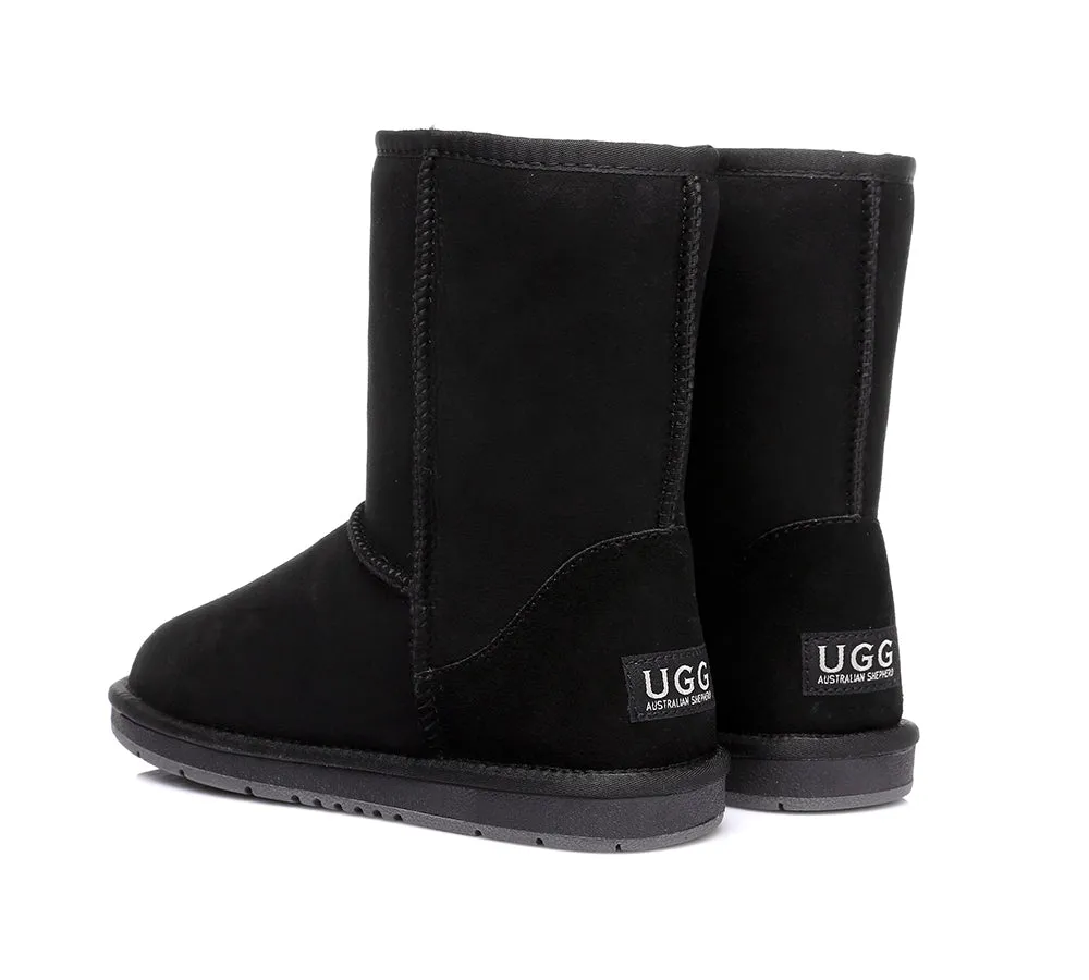 AUSTRALIAN SHEPHERD® UGG Kids Sheepskin Wool Boots Short Classic