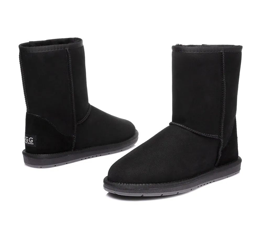 AUSTRALIAN SHEPHERD® UGG Kids Sheepskin Wool Boots Short Classic