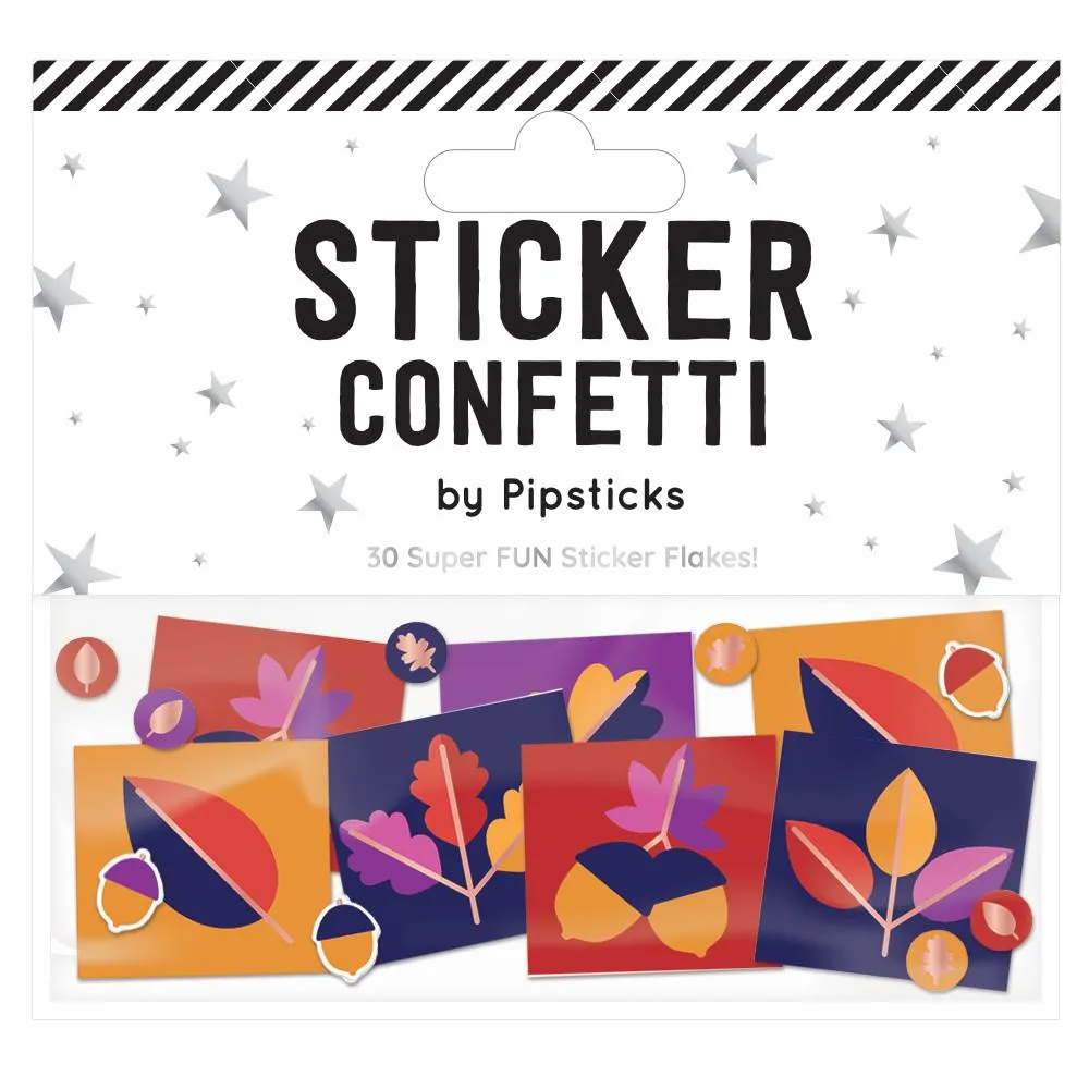 Autumn Foliage Sticker Confetti