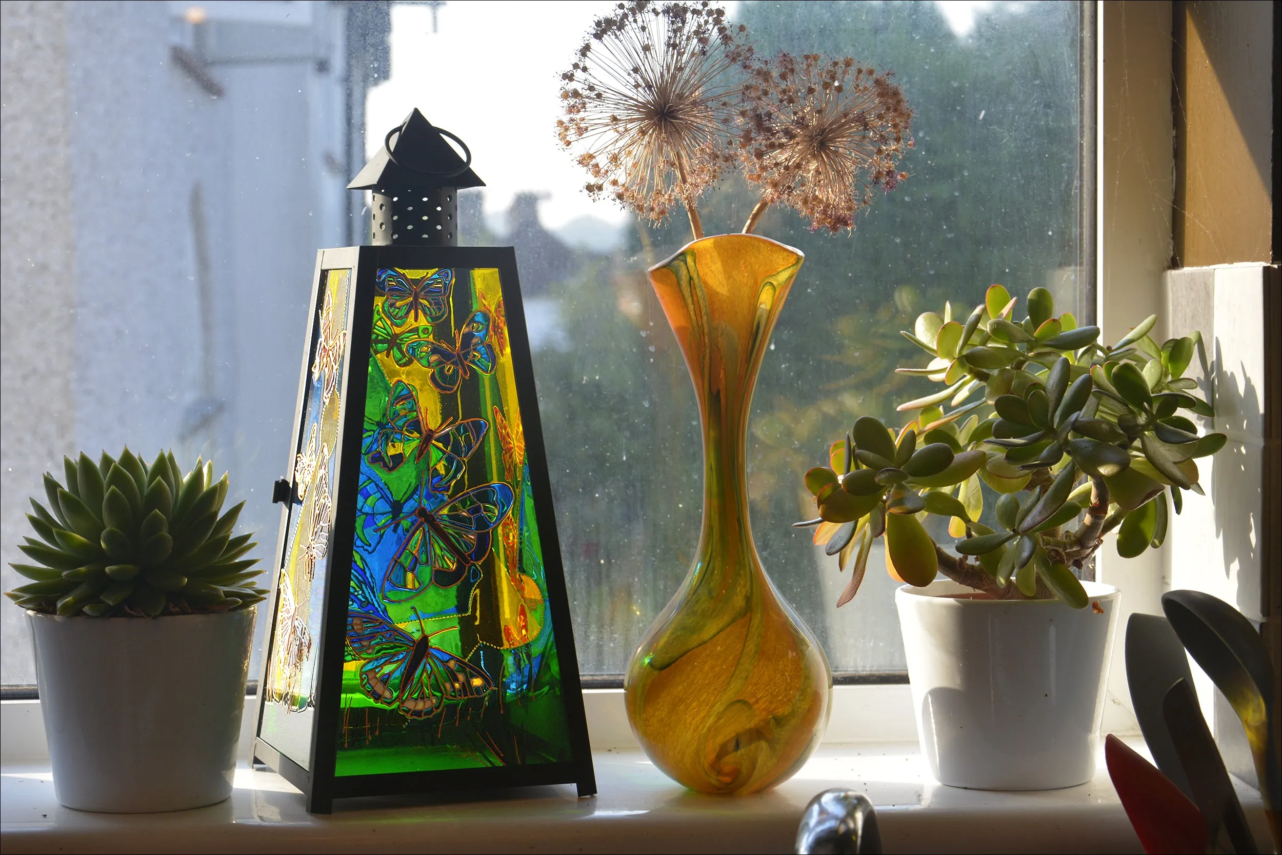 Beautiful Butterflies - Large Lantern