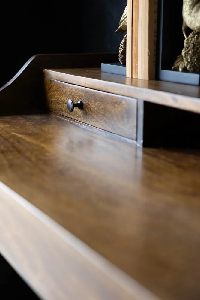 Beauvoir Wooden Desk With 3 Drawers