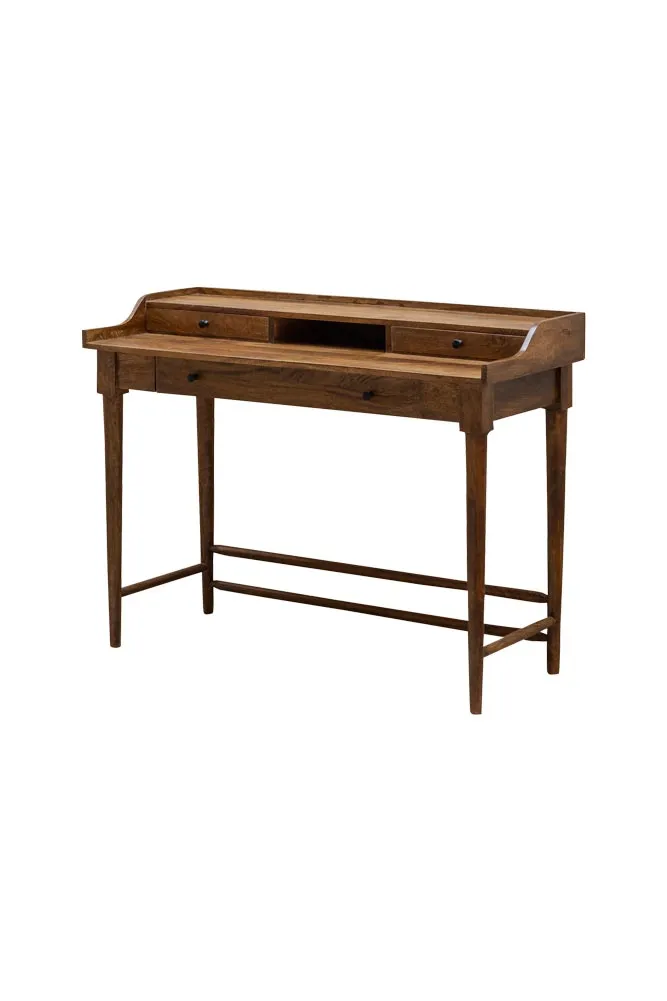 Beauvoir Wooden Desk With 3 Drawers