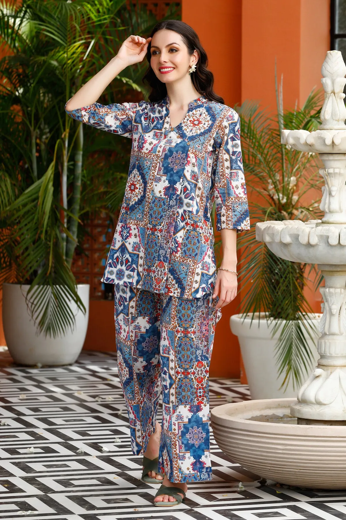 Bloom Craft Cotton Co-ord Set