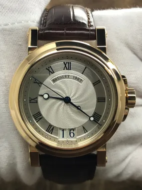 Breguet Marine Big Date 5817BA Silver Dial Automatic Men's Watch