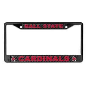 BSU Cardinals Black Primary Plate Frame