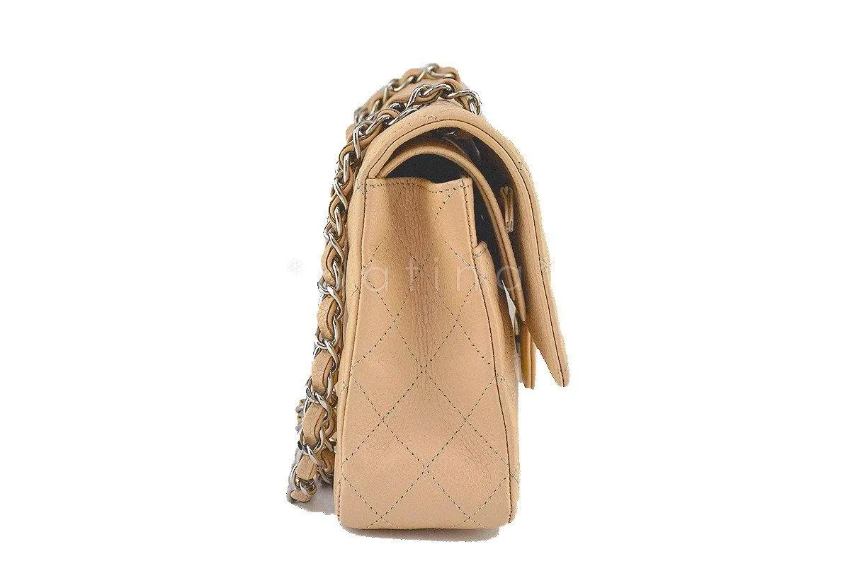 Chanel Beige Clair Caviar Medium Classic 2.55 Double Flap Bag