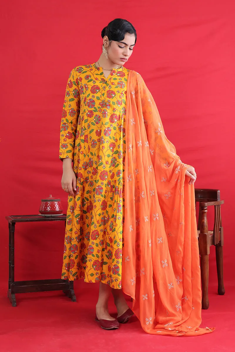 Char Gol Gul Turkish Delight Dupatta