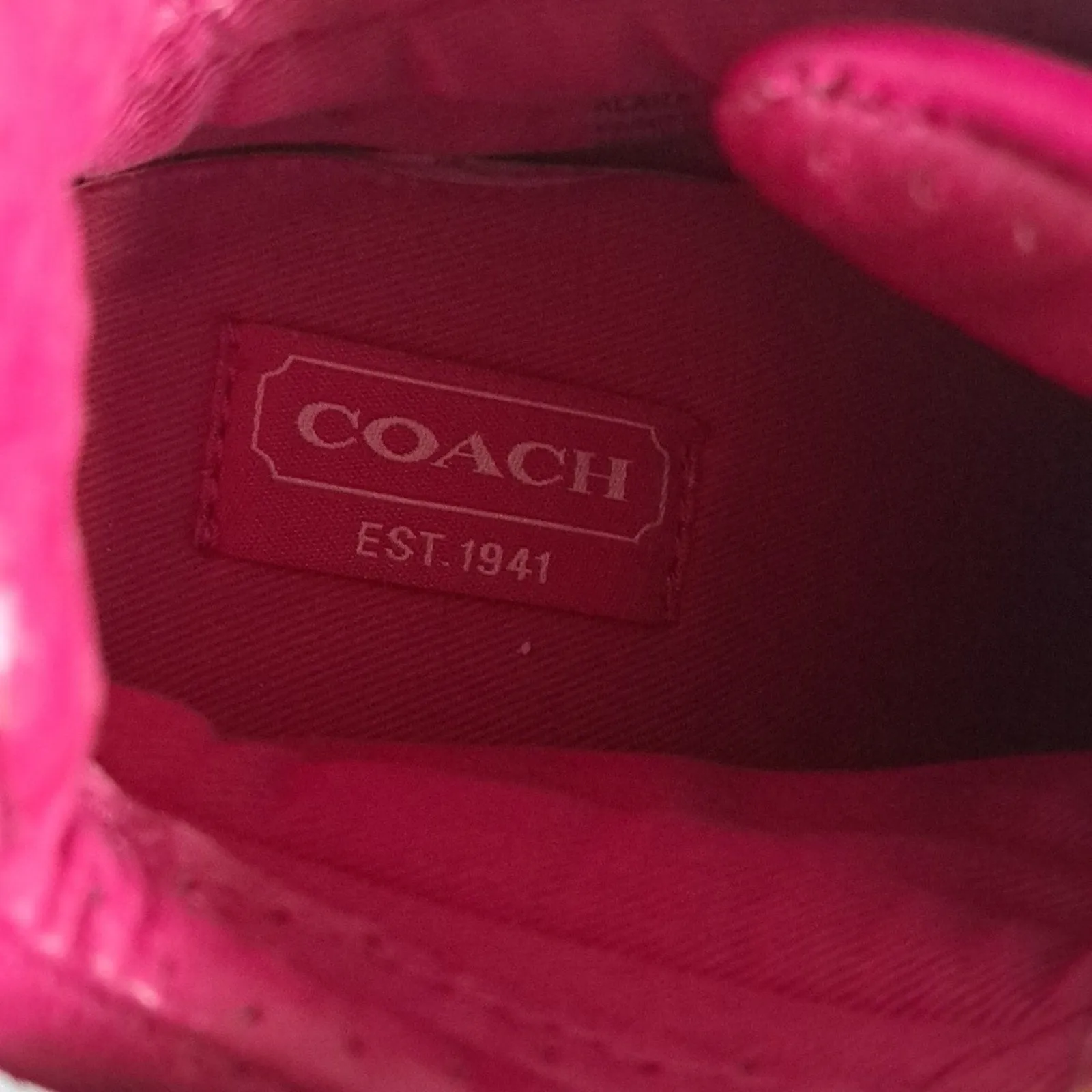 Coach Alara High Top Wedge Sneakers in Hot Pink