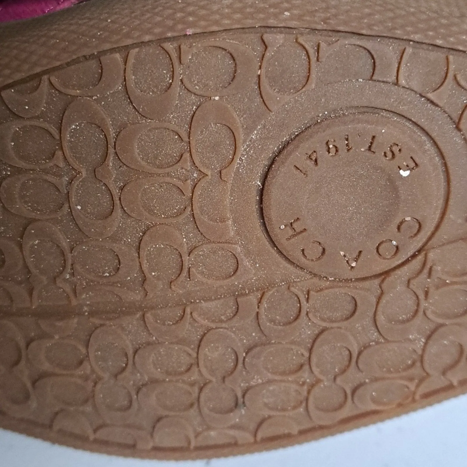 Coach Alara High Top Wedge Sneakers in Hot Pink