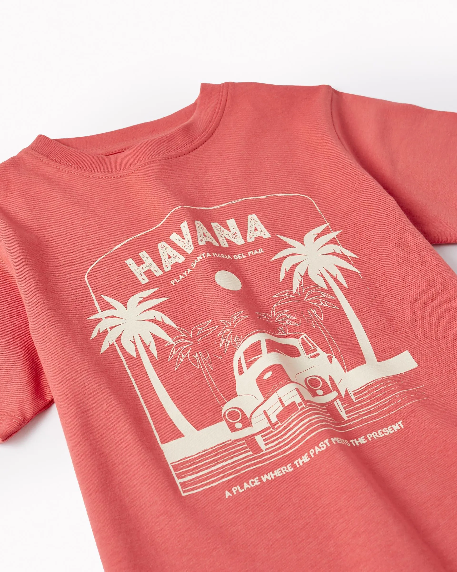 Cotton T-shirt for Boys 'Havana', Red