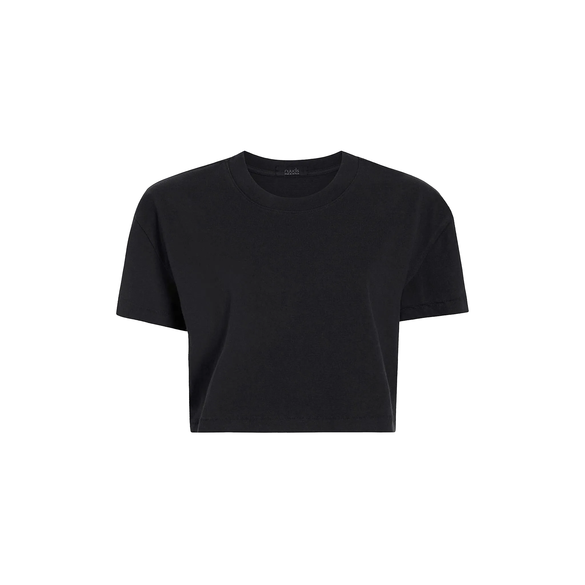 Cropped Tee | Black