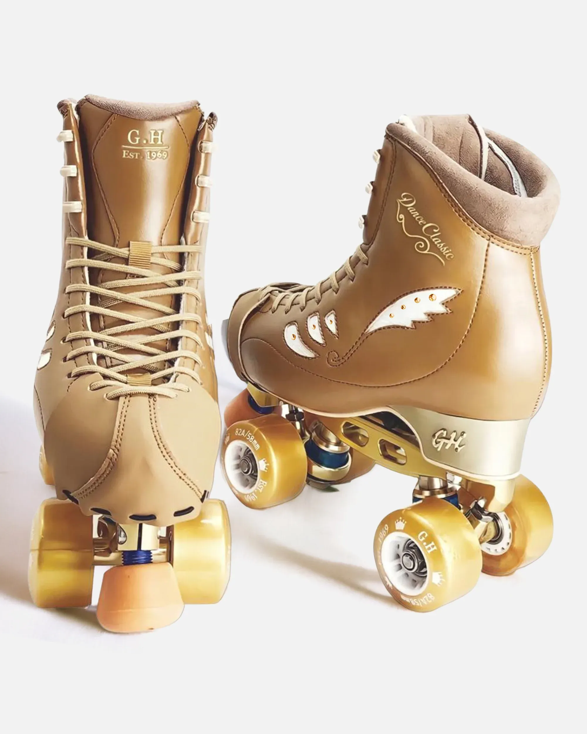 Dance classic quad roller skates (stiffer boots SR55) (Vanguard or Jaboco frame)