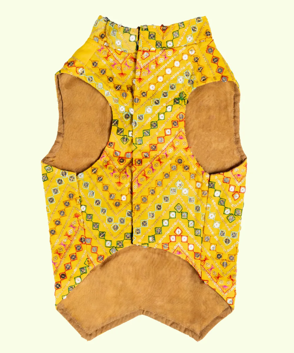 Dog Kurta Yellow