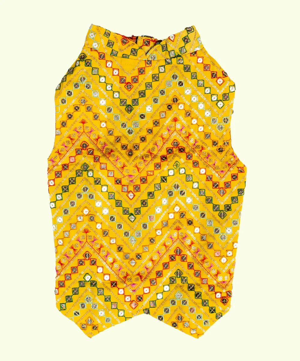 Dog Kurta Yellow