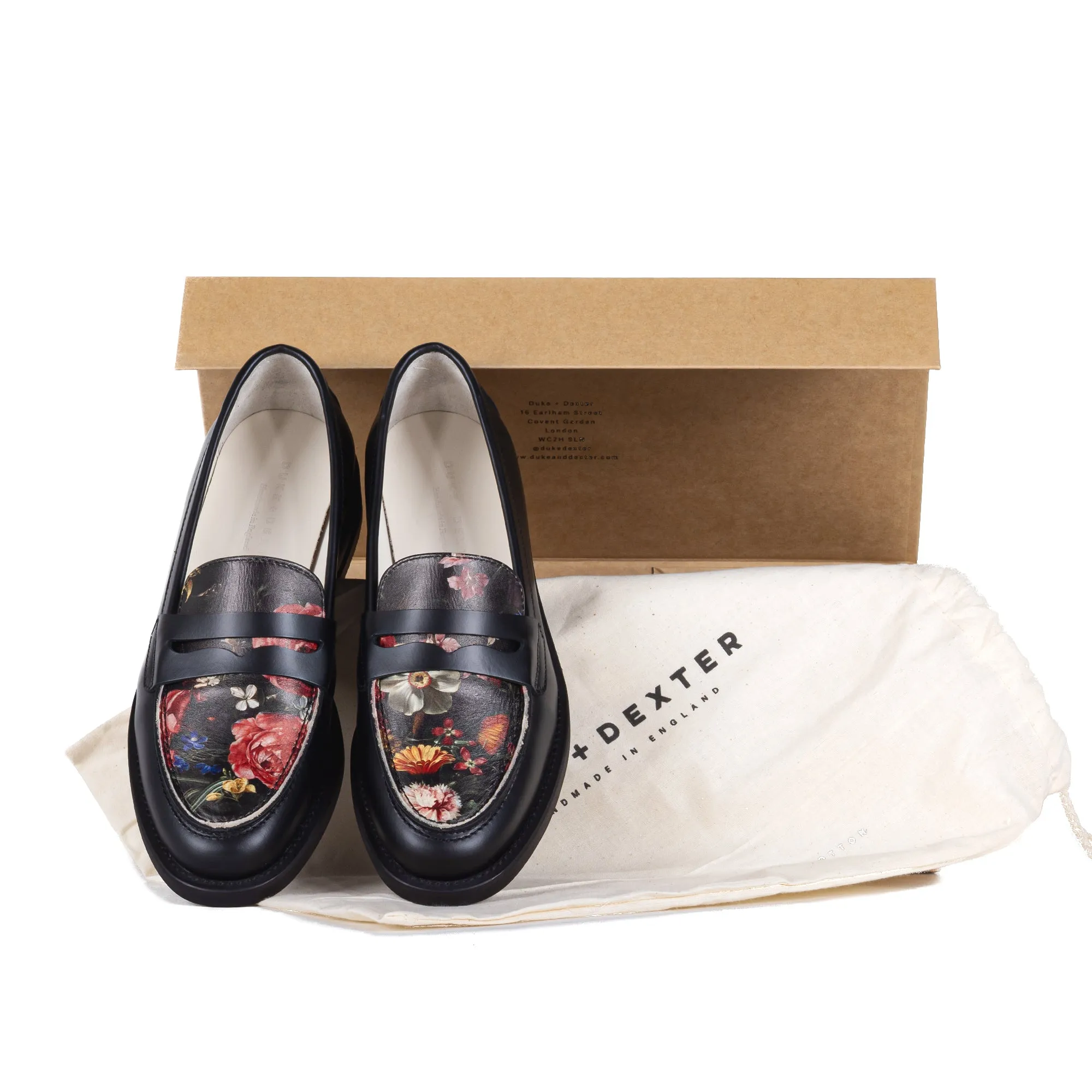 Duke   Dexter Women's Wilde Bouquet Penny Loafer