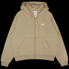 Essentials Logo Hooded Zip-Up Sweatshirt
