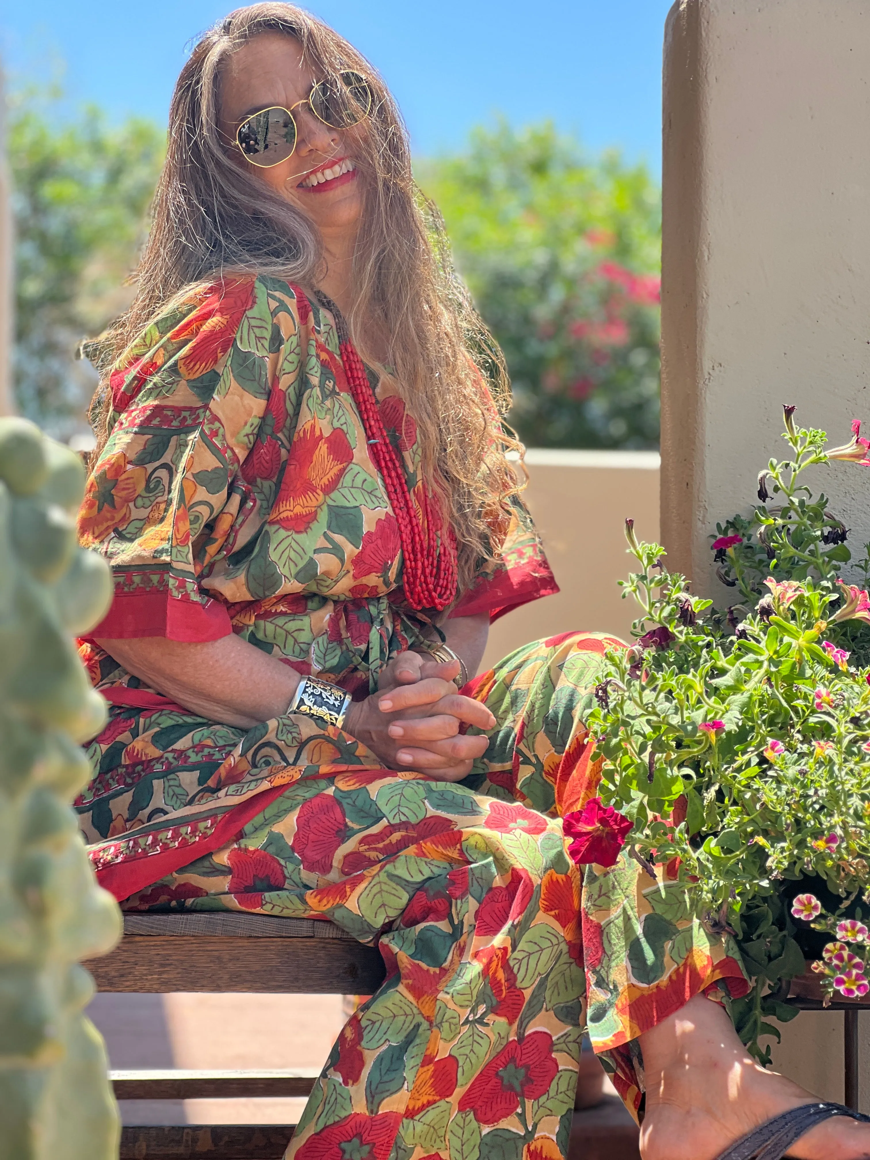 Frida Floral Cotton Lounge Pant