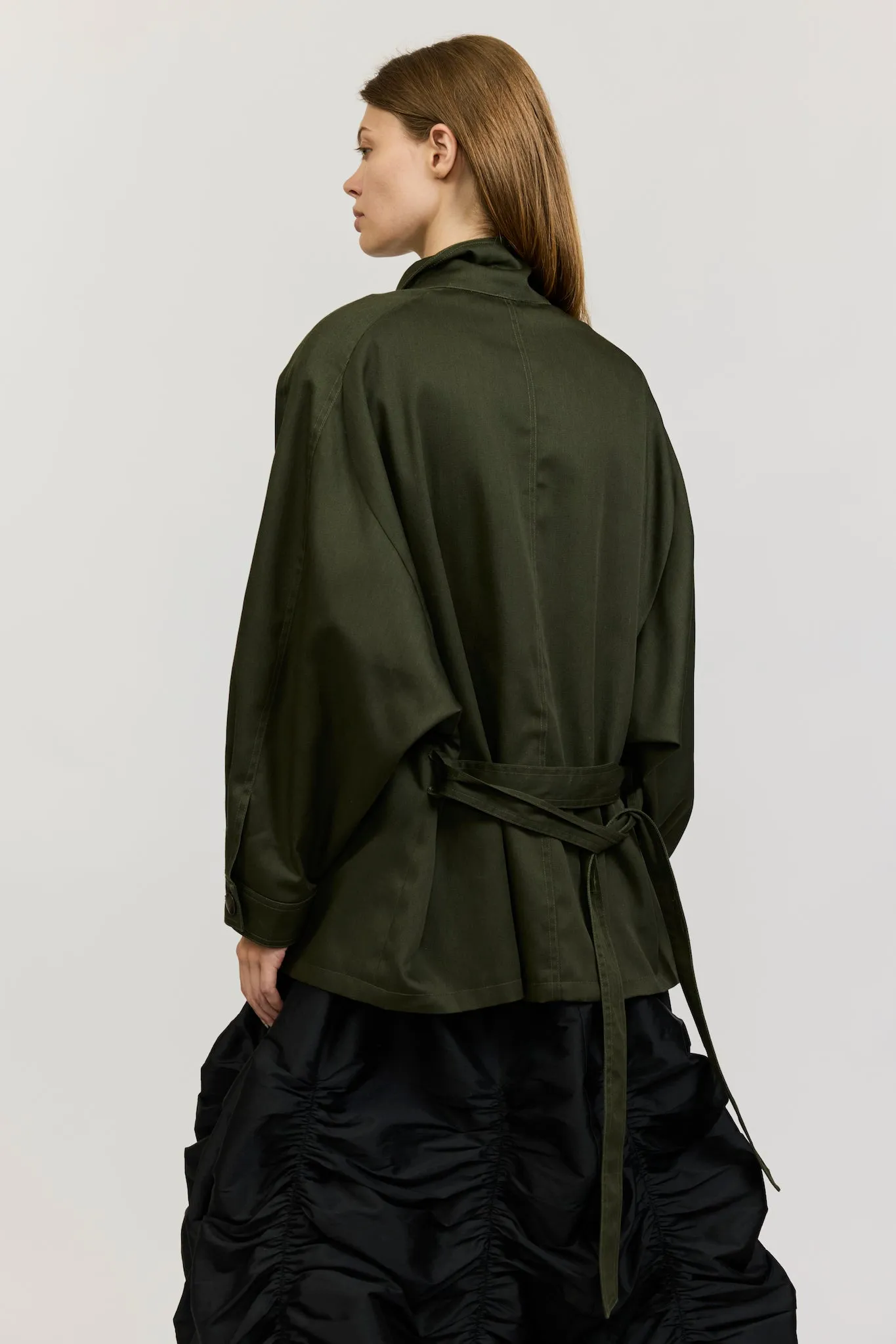 Giovanna Bomber in Army Green