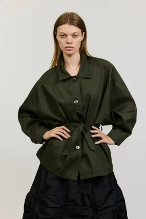 Giovanna Bomber in Army Green