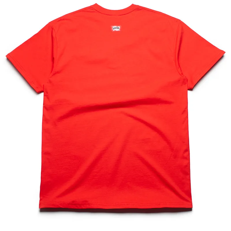 Ice Cream Digital Tee - Fiery Red
