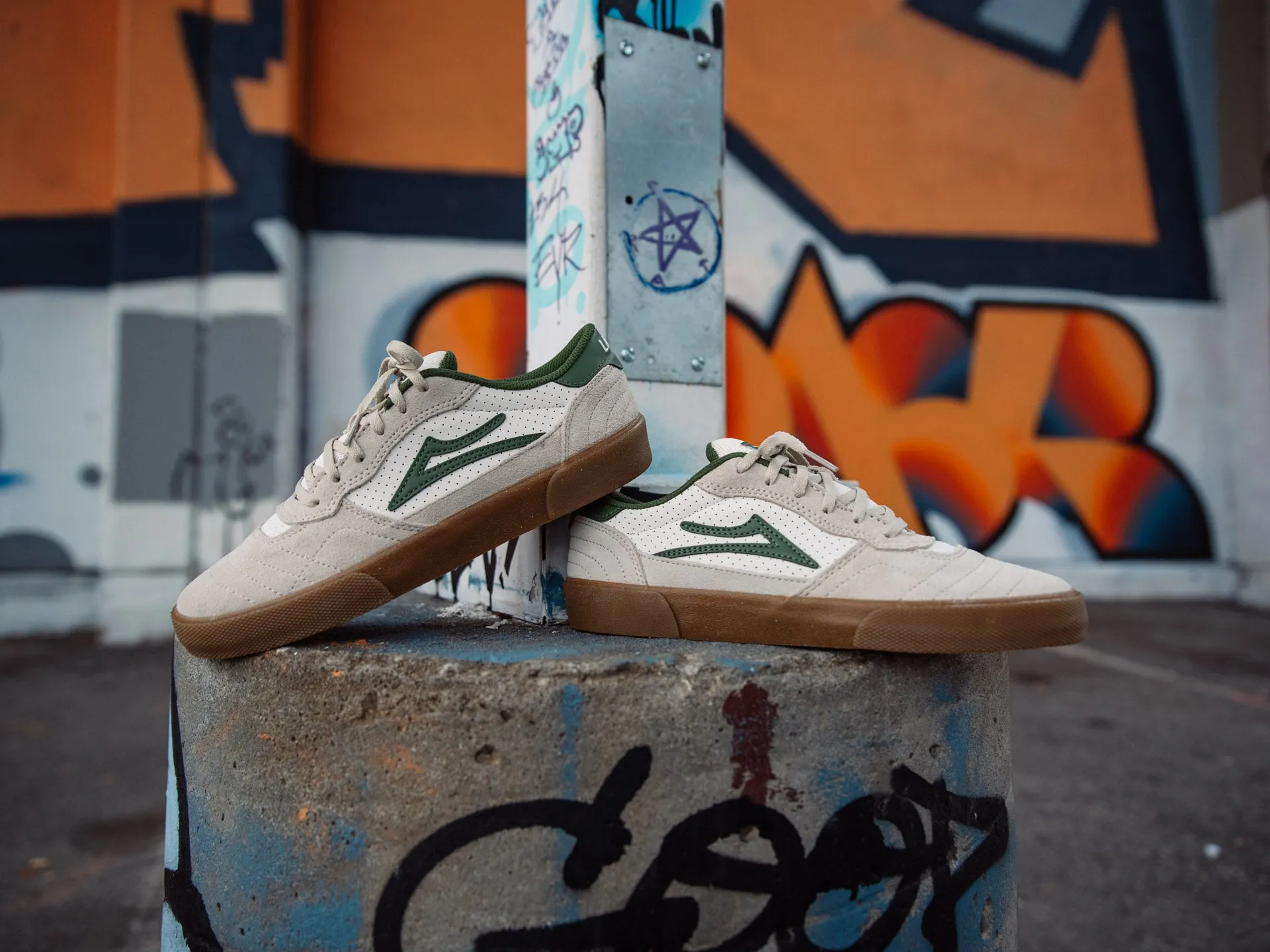 Lakai Cambridge 'Cream Suede' -Originally $80.00