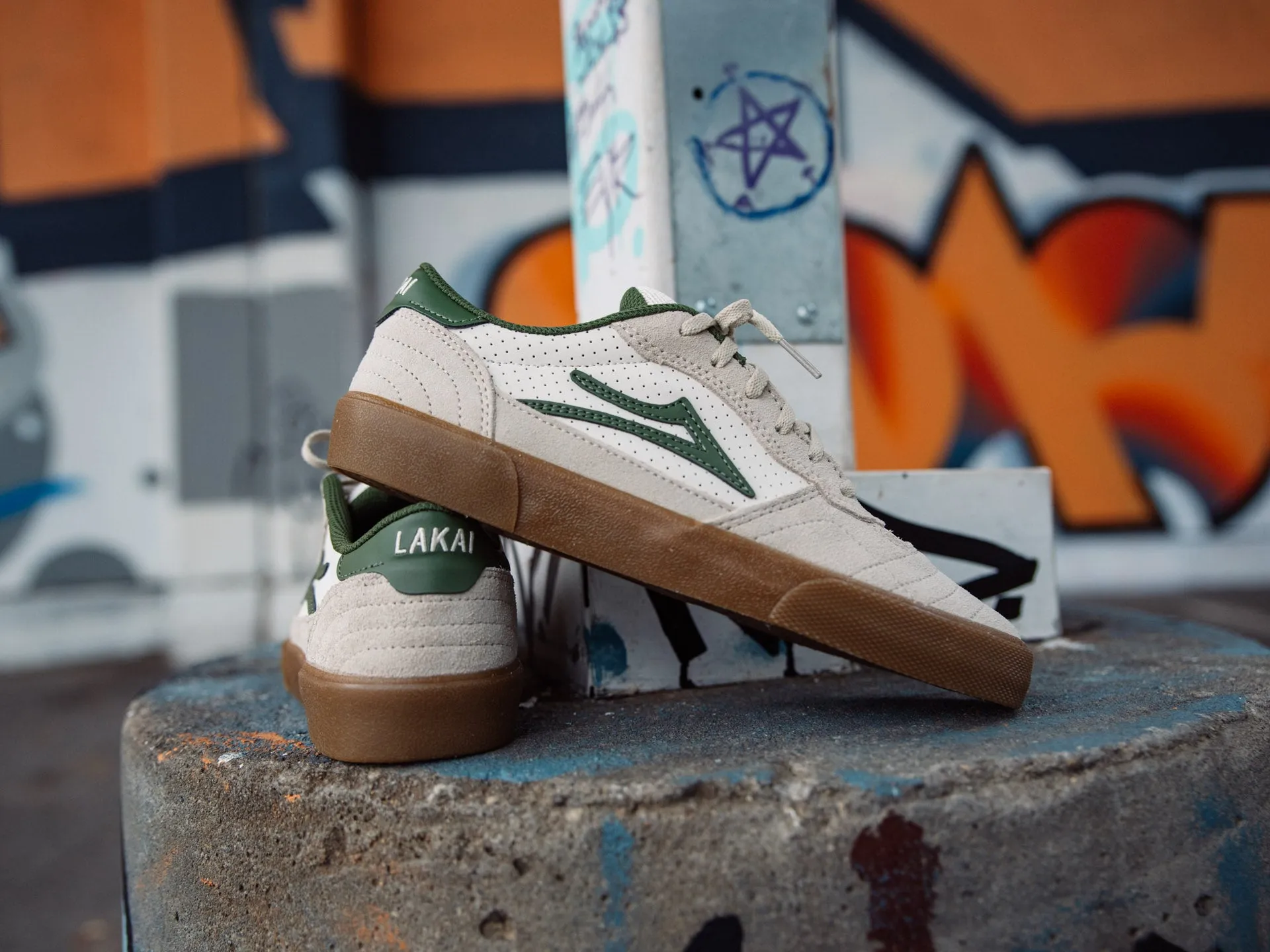 Lakai Cambridge 'Cream Suede' -Originally $80.00