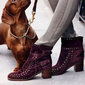 Laurence Dacade Studded Suede Ankle Boots