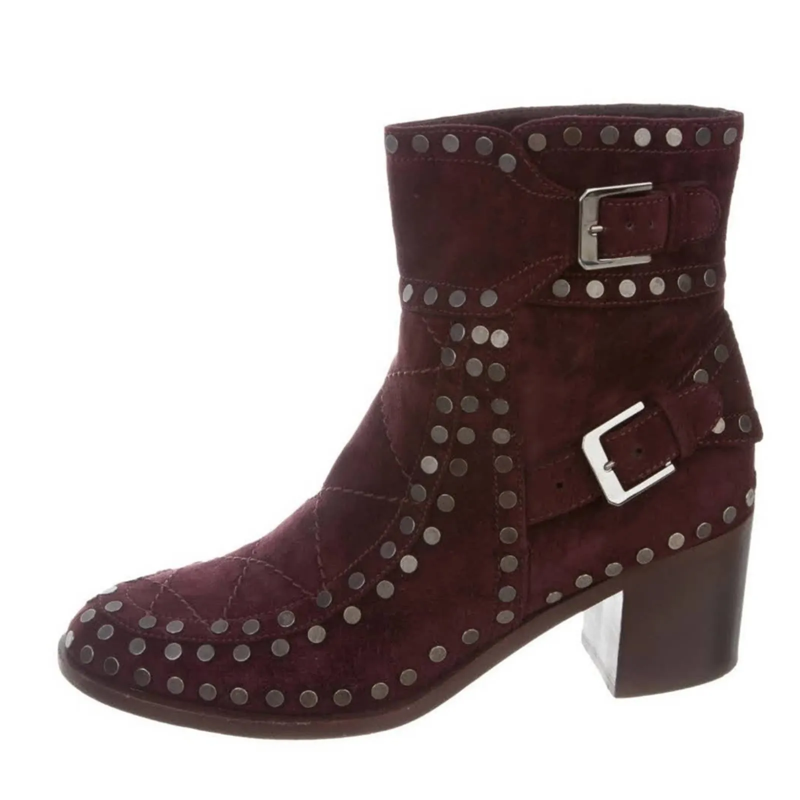 Laurence Dacade Studded Suede Ankle Boots
