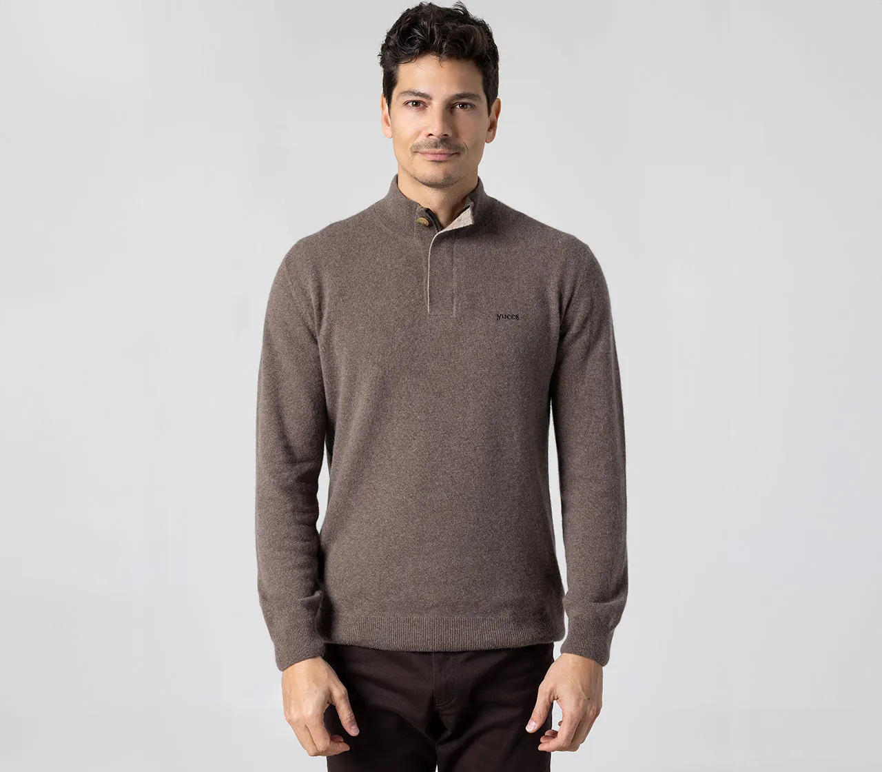 Men's Extra Fine Merino Zip Sweater