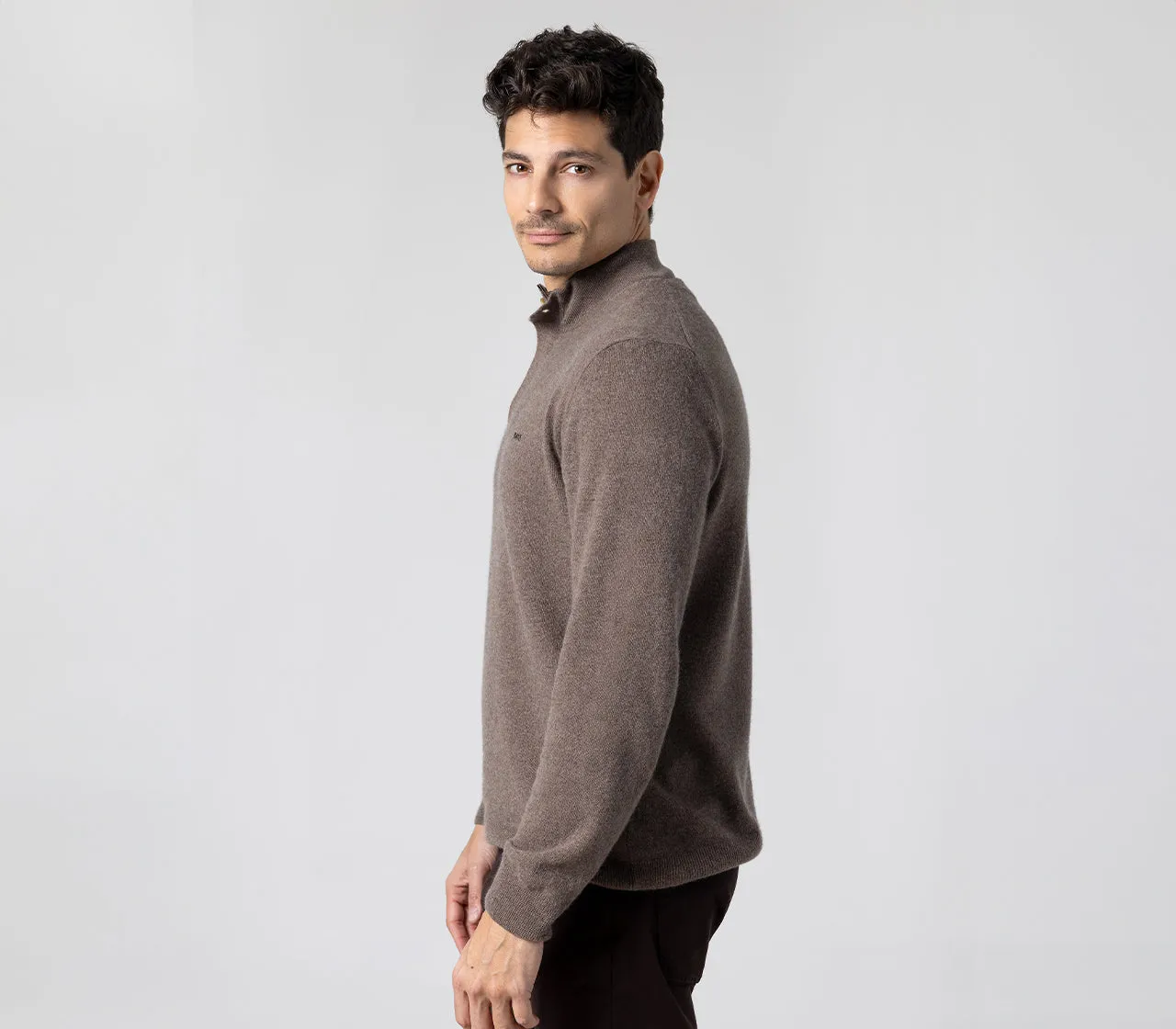 Men's Extra Fine Merino Zip Sweater