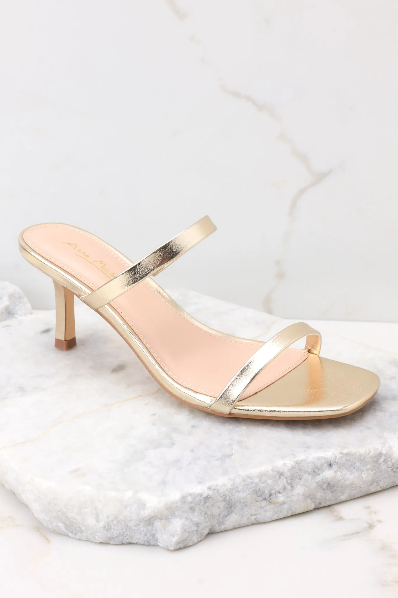 My Only Hope Gold Heels