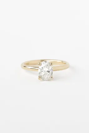 Oval Venus Ring with 1.06ct Lab Diamond