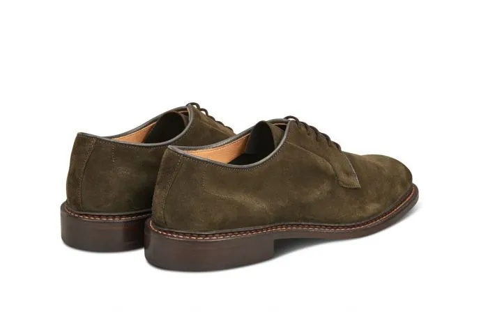 Robert Derby Shoe - Earth Suede
