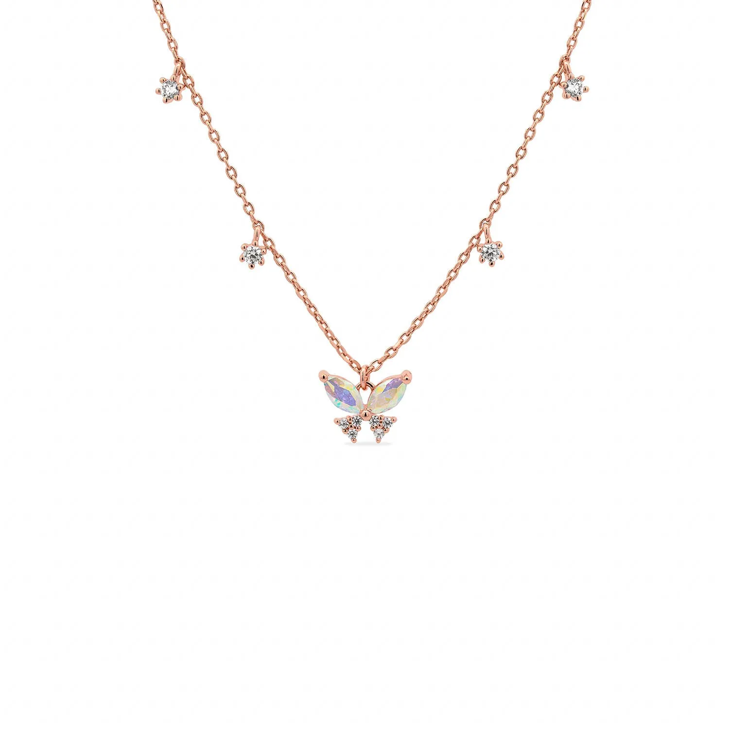 Rose Gold Meadow Necklace