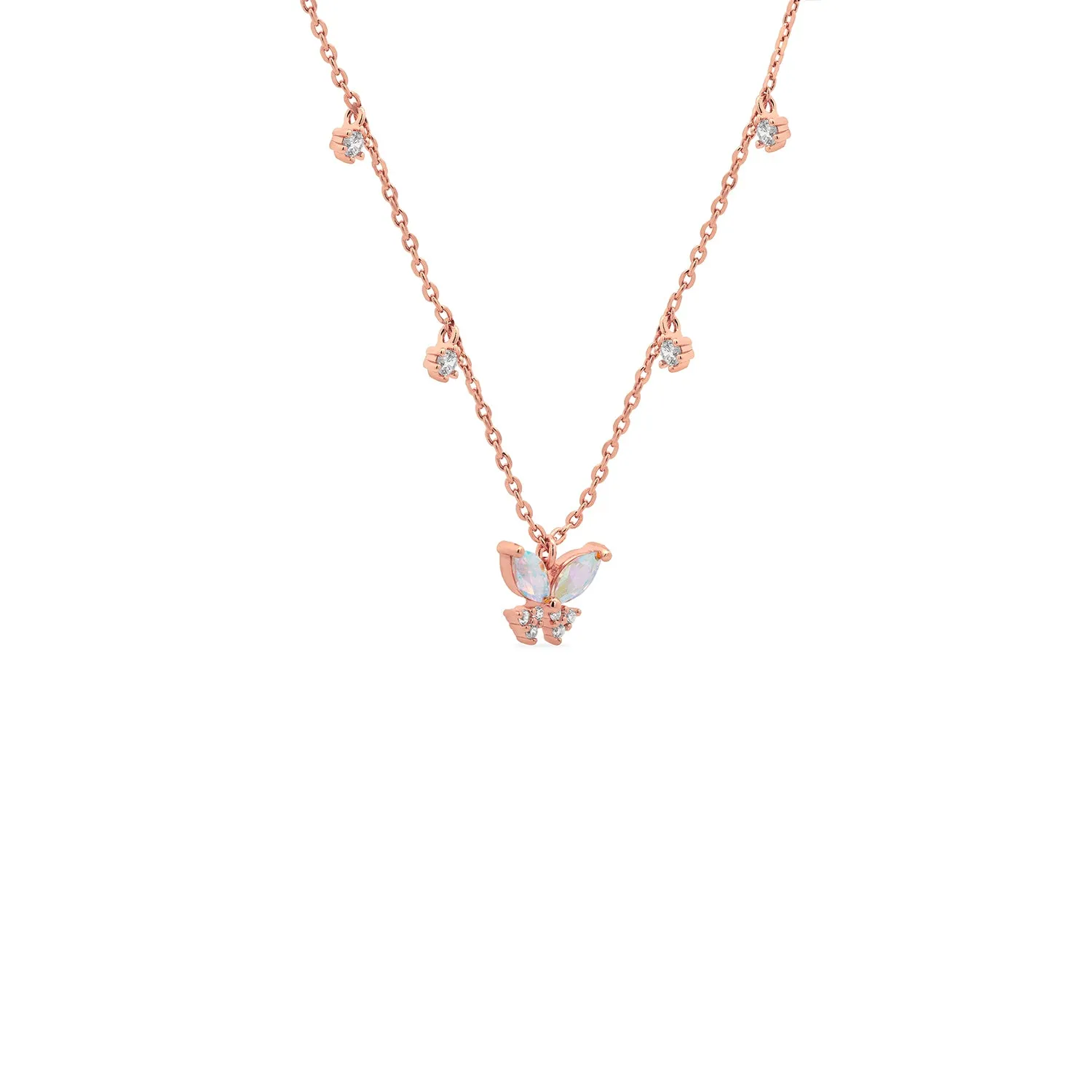 Rose Gold Meadow Necklace